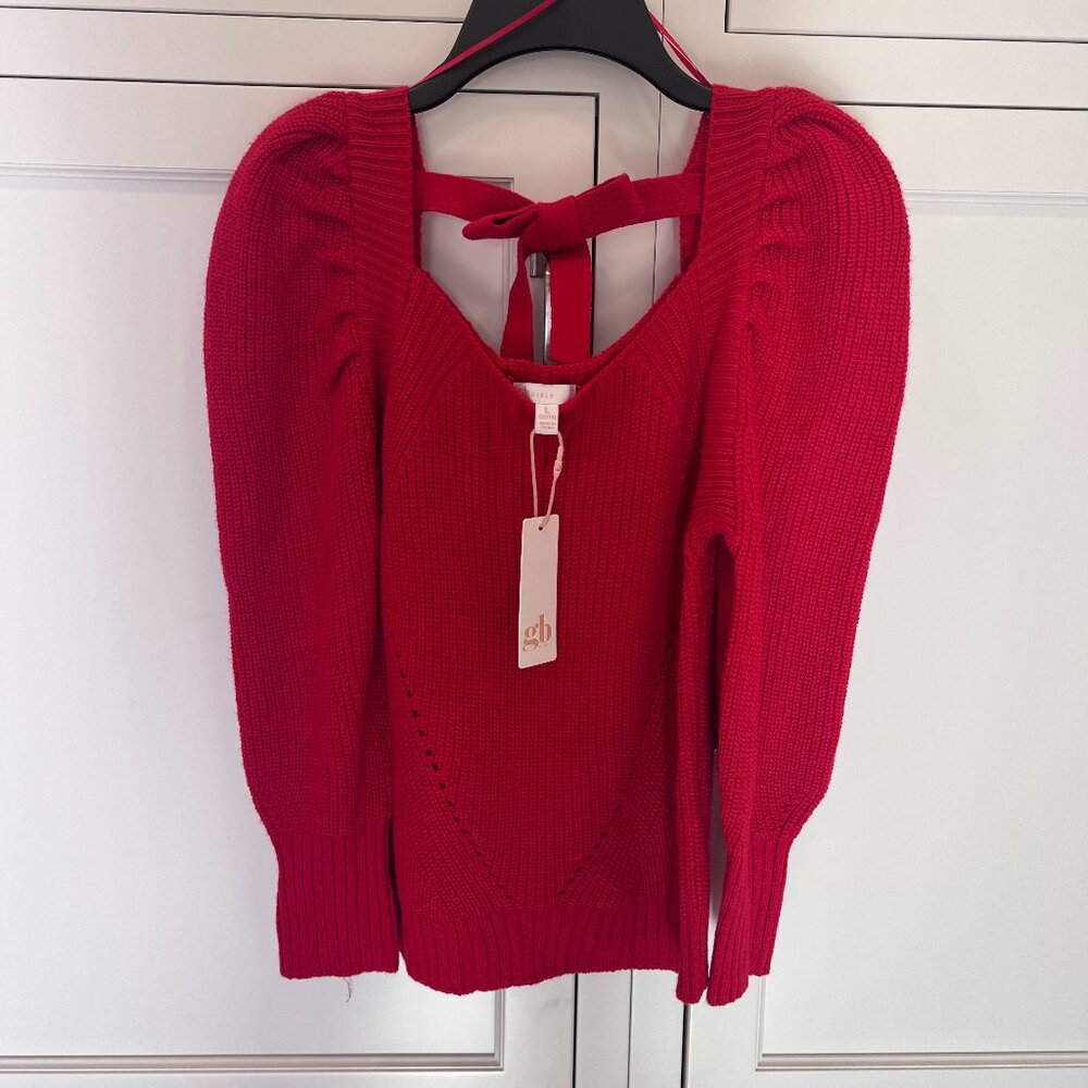 Gianni Bini Girls Red Sweater, size large